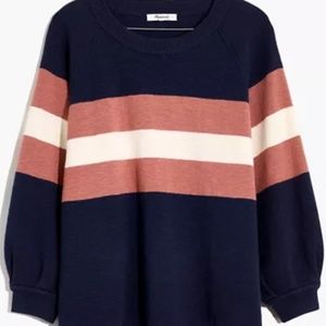 Madewell striped Telluride sweater